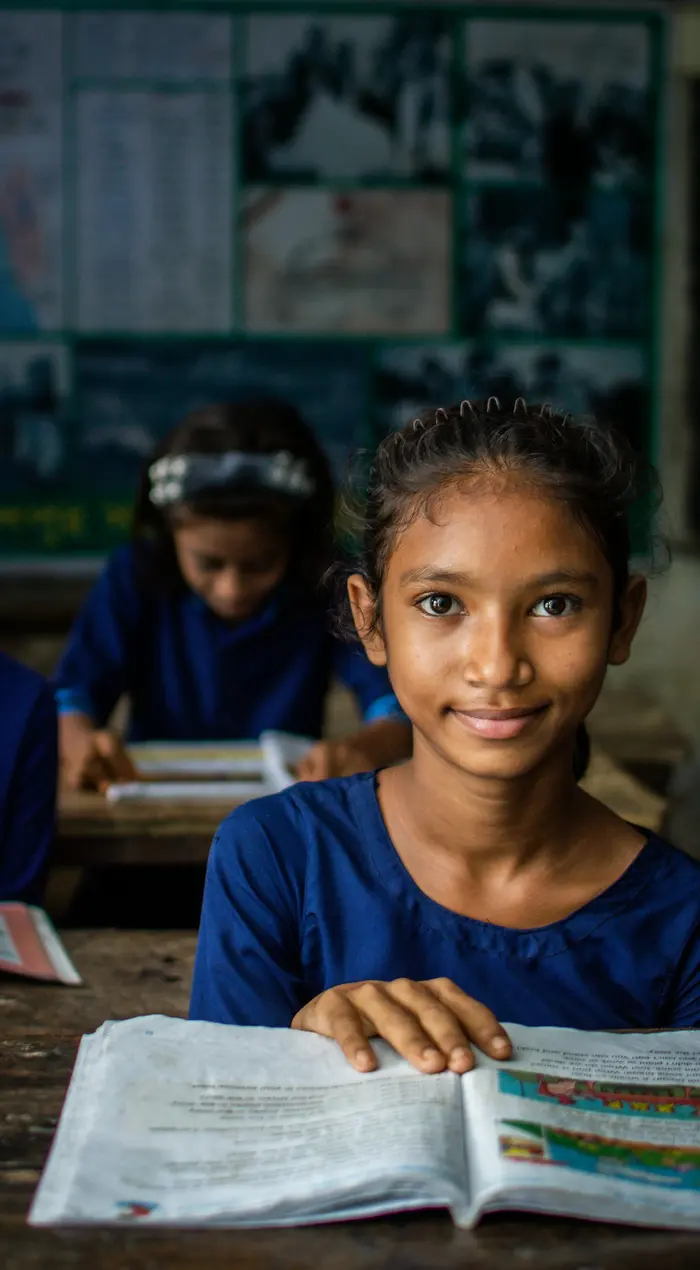 Siswa dan tutor di kelas